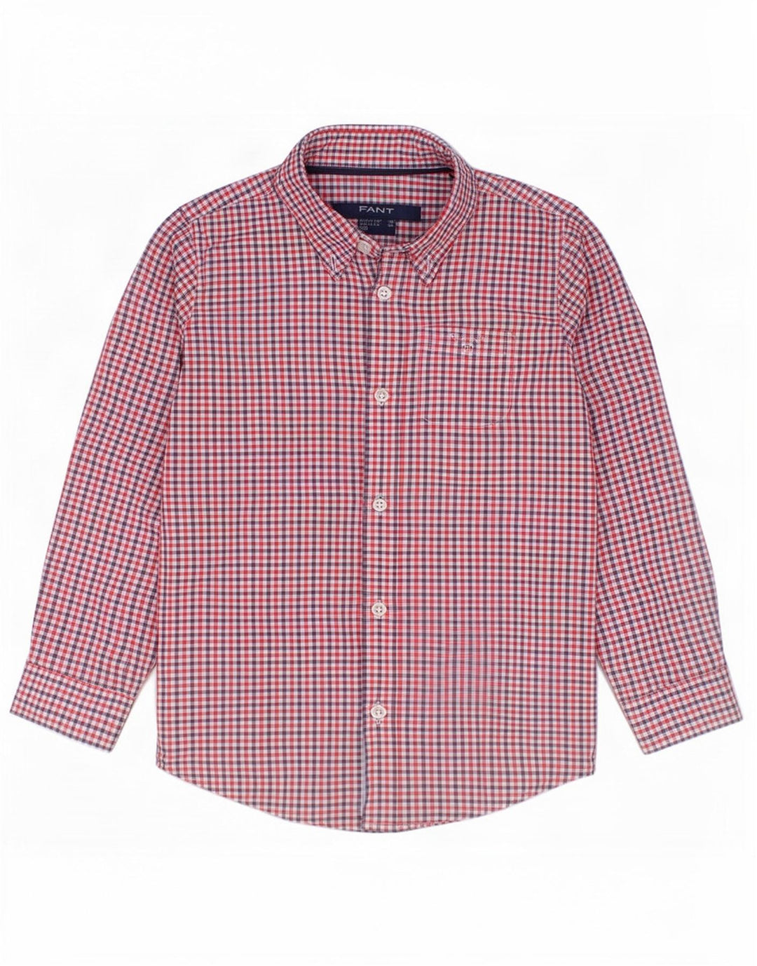 Gant Chemise bébé garçon 3-6 mois Rouge Vichy Coton