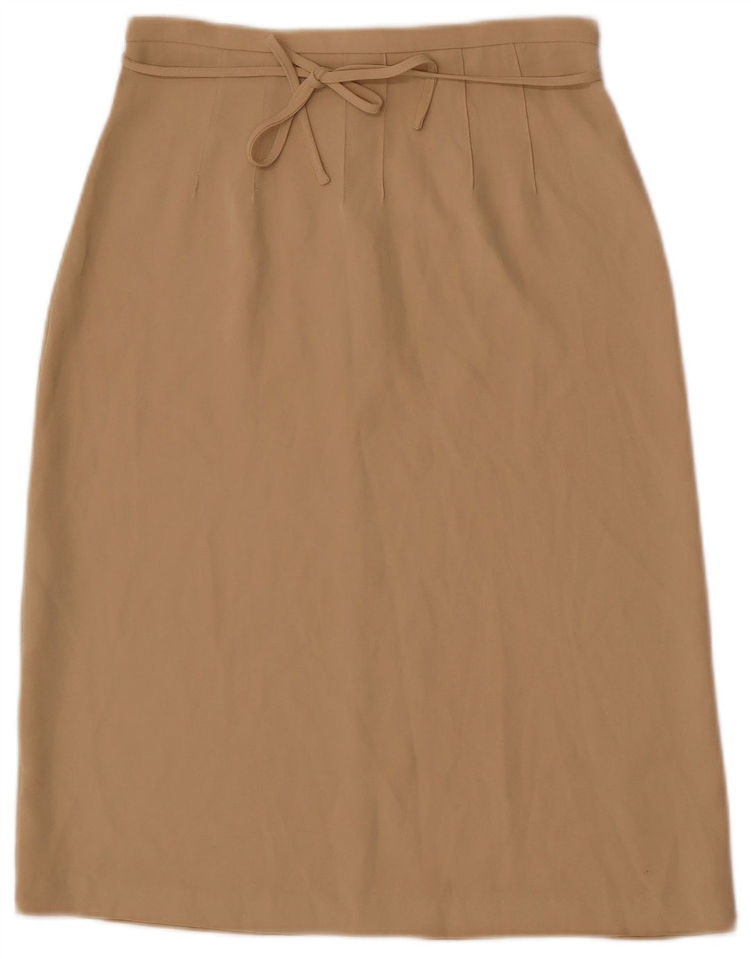 Stefanel Femme Jupe Midi IT 40 Petit W26 Beige Polyester