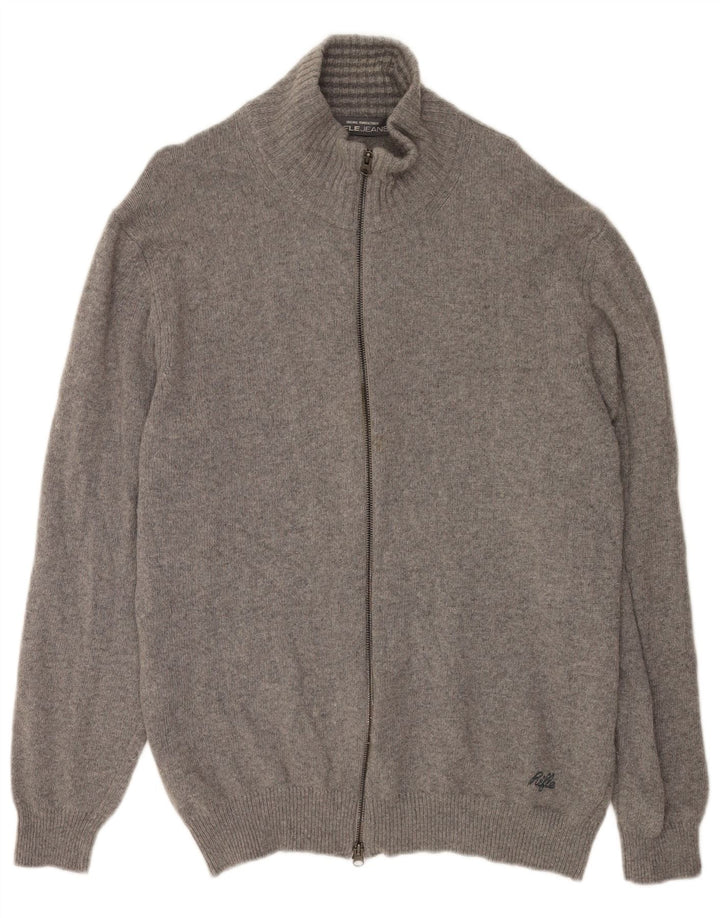Rifle Cardigan Homme Pull 2XL Gris Laine