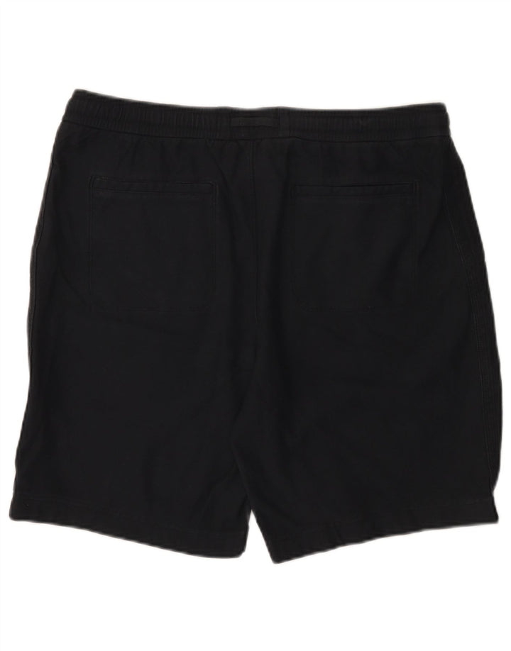 Athleta Short Chino Homme Large W34 Bleu Marine Coton