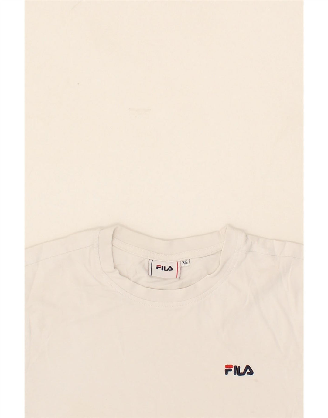 FILA Mens T-Shirt Top XS White Cotton Vintage Fila and Second-Hand Fila from Messina Hembry 
