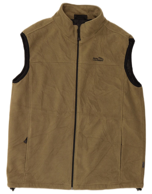 High Colorado Gilet polaire pour homme UK 42 XL Kaki Polyester