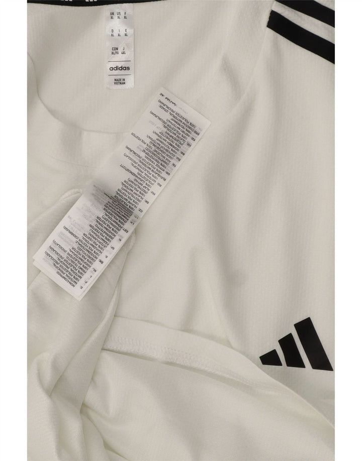 Adidas Hommes Aeroready T-Shirt Top XL Blanc Polyester