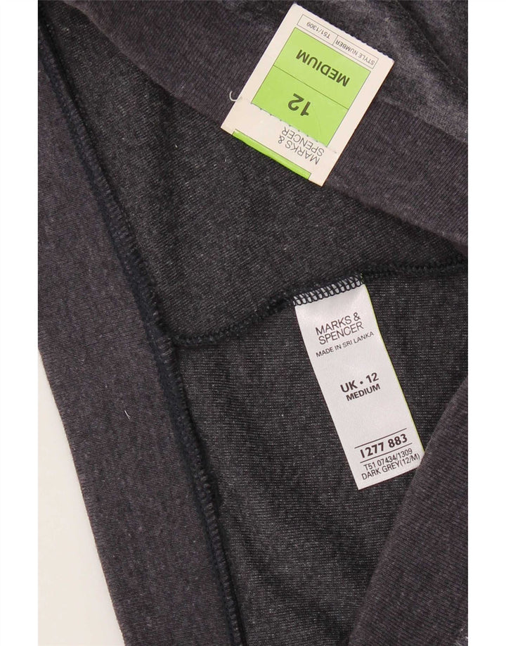 Marks & Spencer Pantalon de survêtement pour femme UK 12 Medium W30 L30 Gris