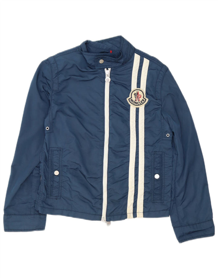 Moncler Veste coupe-vent pour garçons 13-14 ans Bleu marine Colorblock Polyester