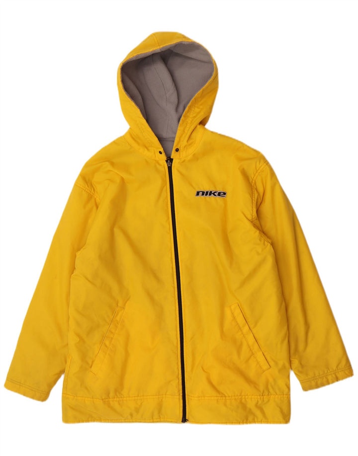 Nike Veste réversible à capuche pour homme UK 38 Nylon jaune moyen