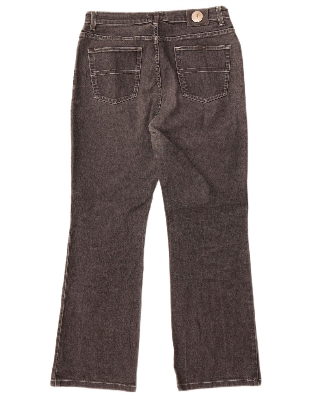 Trussardi Jean Bootcut W30 L29 Gris Coton Femme