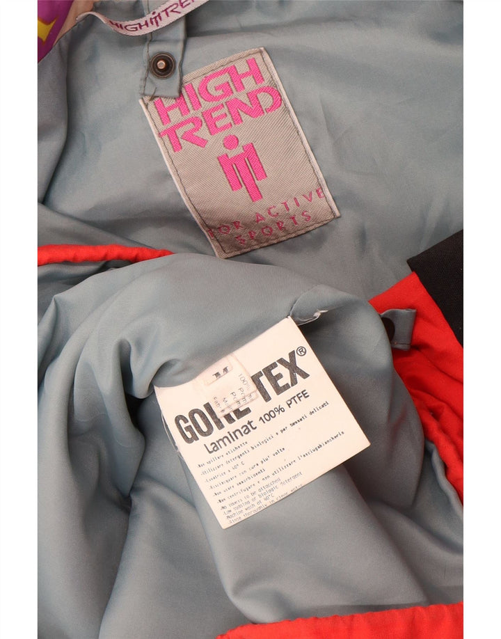 vintage Mens Gore-Tex Ski Jacket UK 38 Medium Red Colourblock Polyamide
