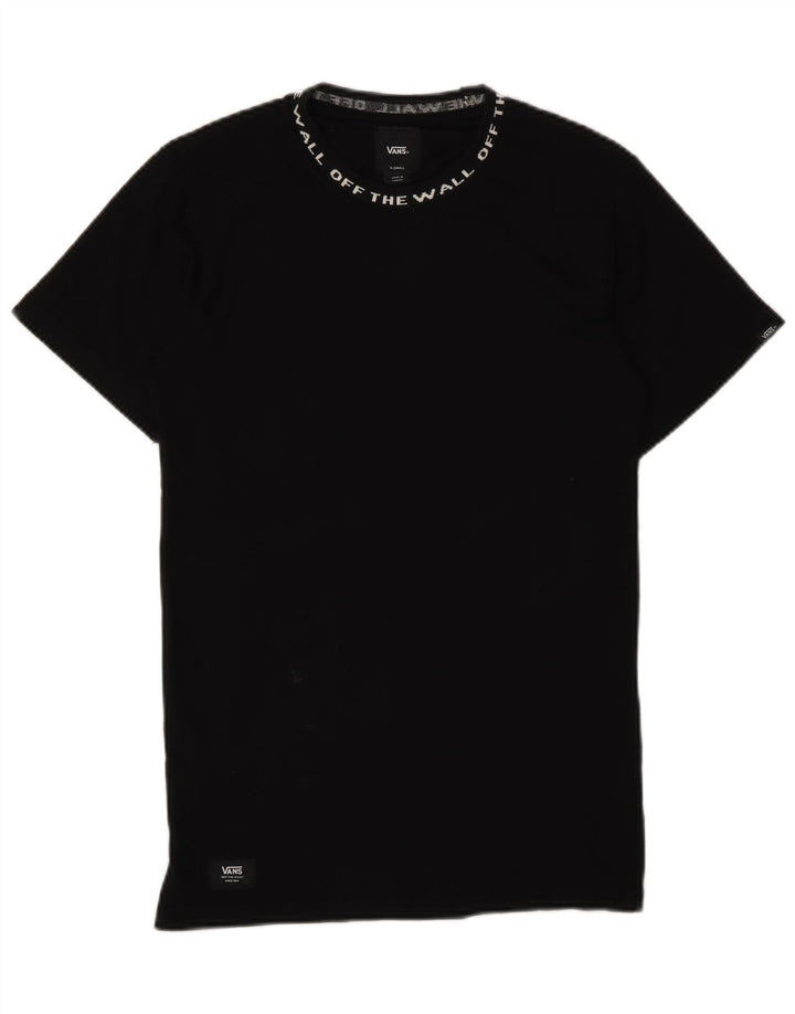 Vans Mens Graphic T-Shirt Top XS Noir Coton