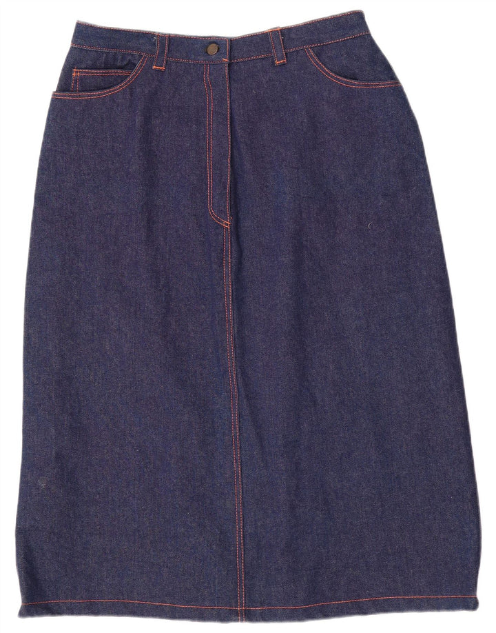 jupe en denim femme vintage W31 Bleu Marine Moyen