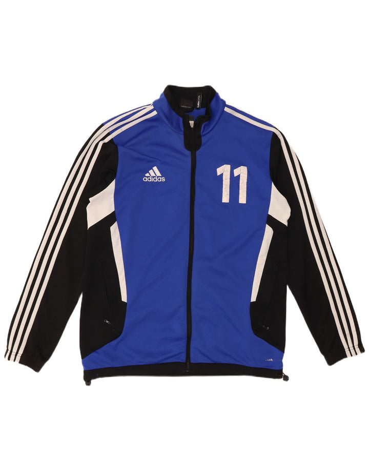 ADIDAS Veste de survêtement Climacool pour homme UK 38/40 Bleu moyen