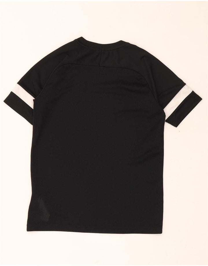 NIKE Garçons Dri Fit T-Shirt Top 12-13 ans Grand Noir Colorblock
