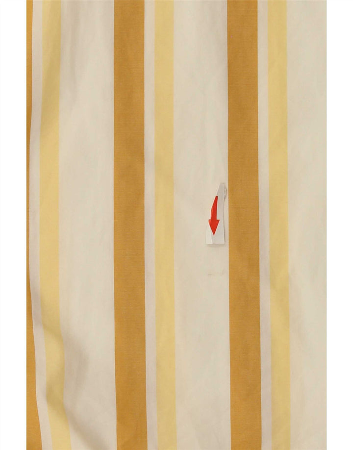 Etro Chemise Homme Taille 42 Large Jaune Rayé Coton