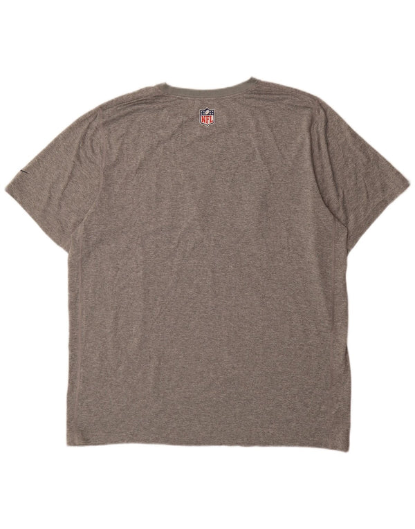 Nike New England Patriots T-shirt graphique pour homme XL Gris moucheté