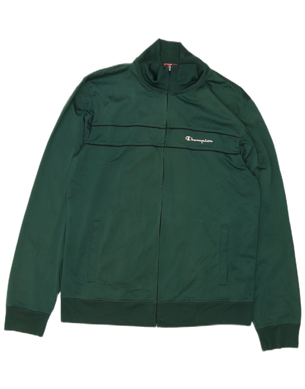 Champion Veste de survêtement pour femme UK 18 XL Vert Polyester