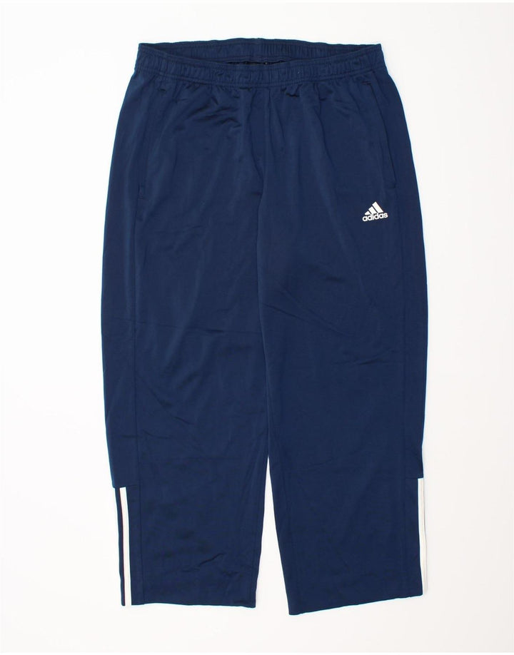 Adidas Pantalon de survêtement pour homme UK 46/48 XL Bleu marine Polyester