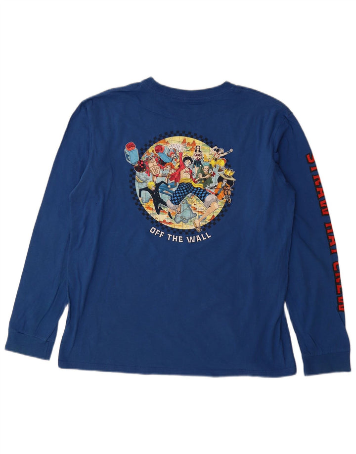 VANS Haut à manches longues avec chapeau de paille pour garçon 14-15 ans XL Bleu