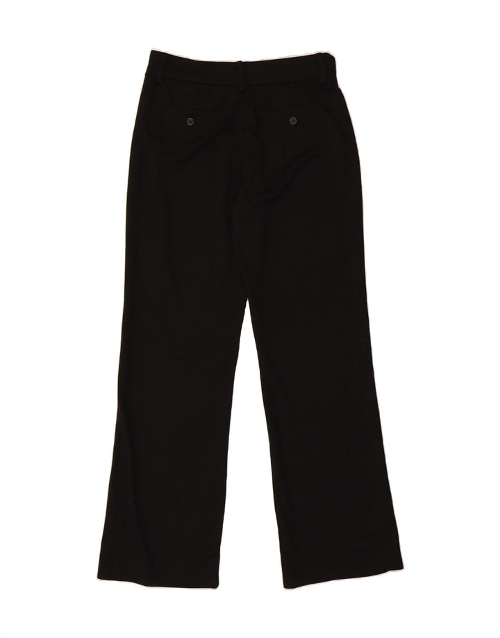 LEE Womens Straight Casual Trousers US 12 Large W32 L34 Black Polyester Vintage Lee and Second-Hand Lee from Messina Hembry 