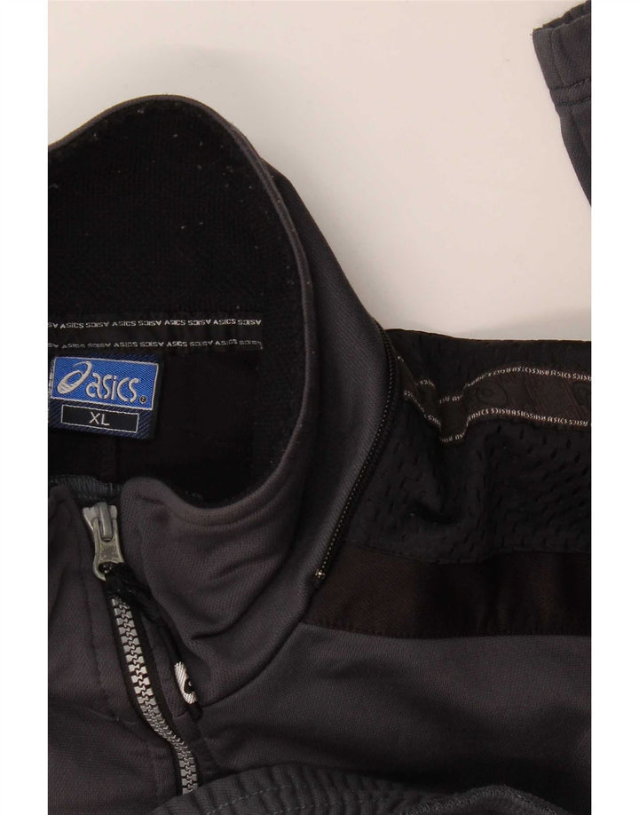 Asics Veste de Survêtement Homme XL Gris Colorblock
