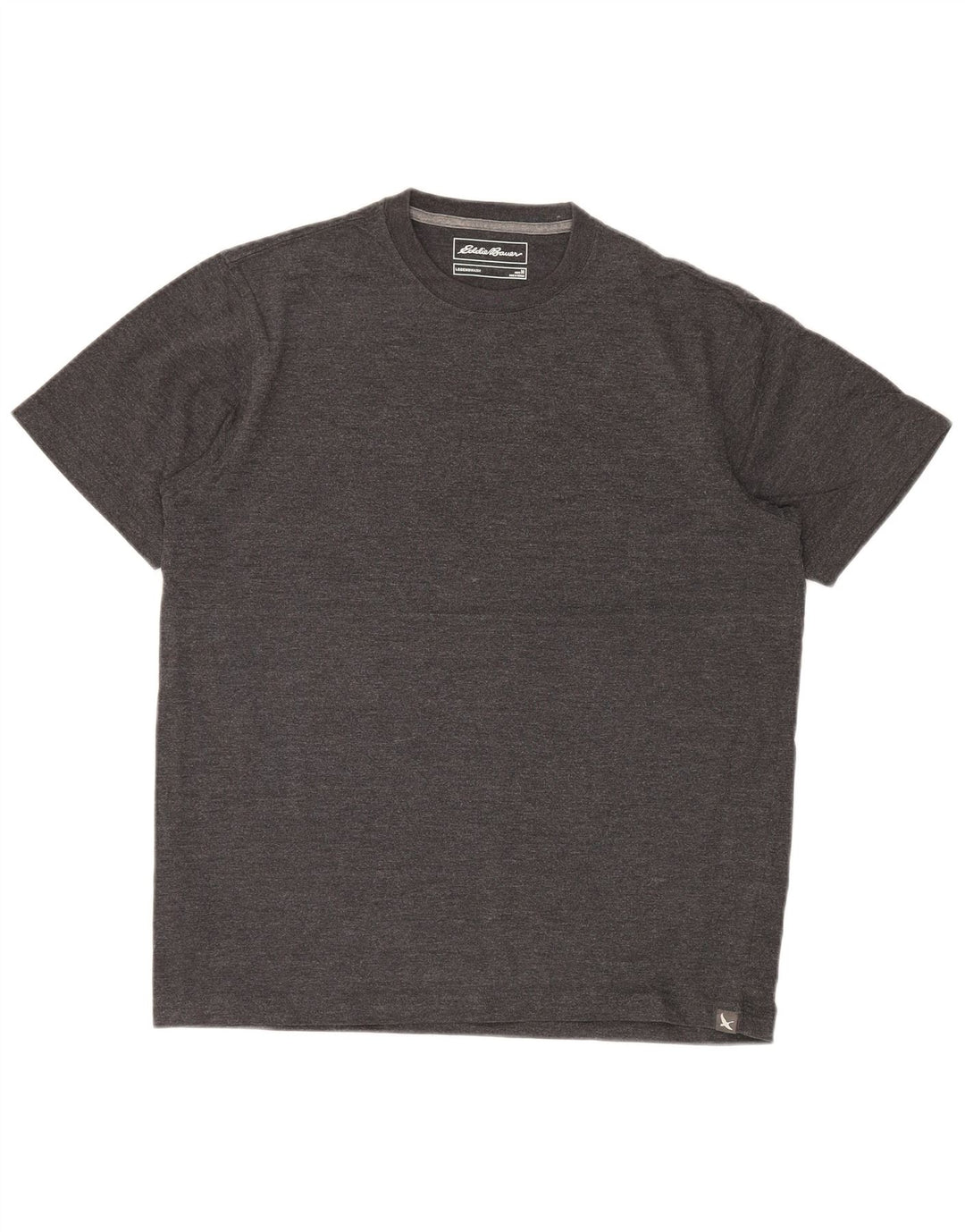 EDDIE BAUER T-Shirt Homme Gris Moyen Moucheté Coton