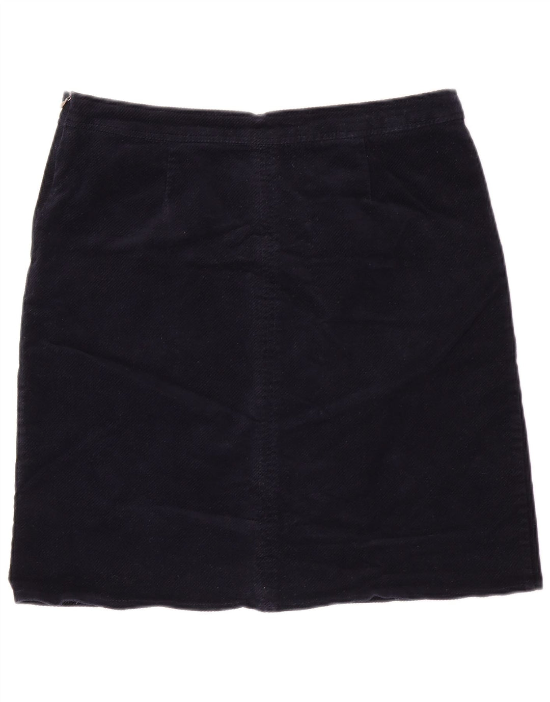 WHITE STUFF Jupe en velours côtelé pour femme UK 12 Medium W34 Bleu marine Coton