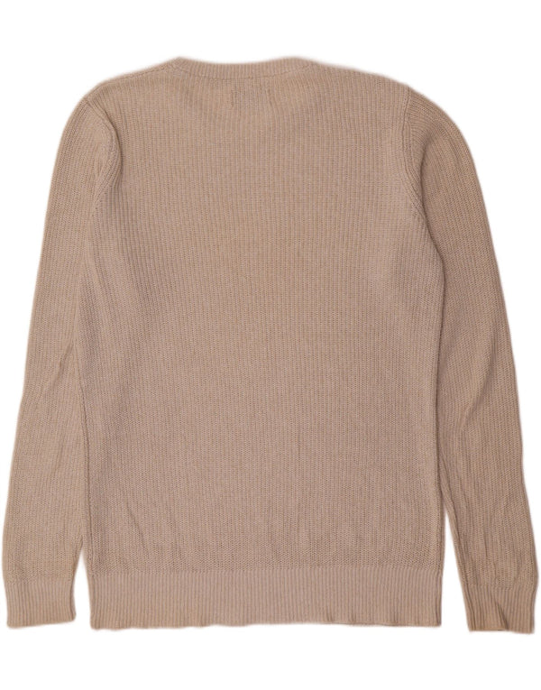 Jack & Jones Pull Col Bateau Homme Large Beige Acrylique