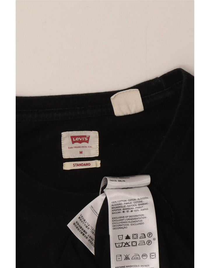 Levi's Tee-Shirt Coupe Standard Homme Noir Moyen Coton