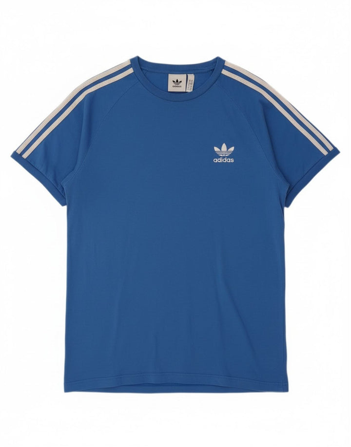 Adidas T-Shirt Homme Top Bleu Moyen Coton
