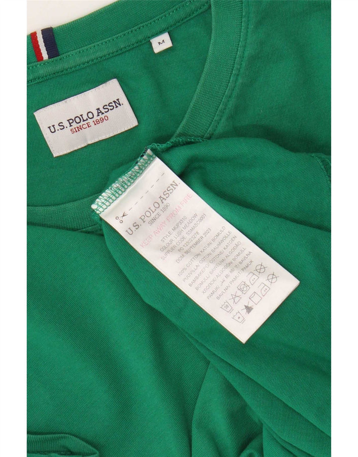 U.S. Polo Assn. T-Shirt Homme Top Vert Moyen Coton