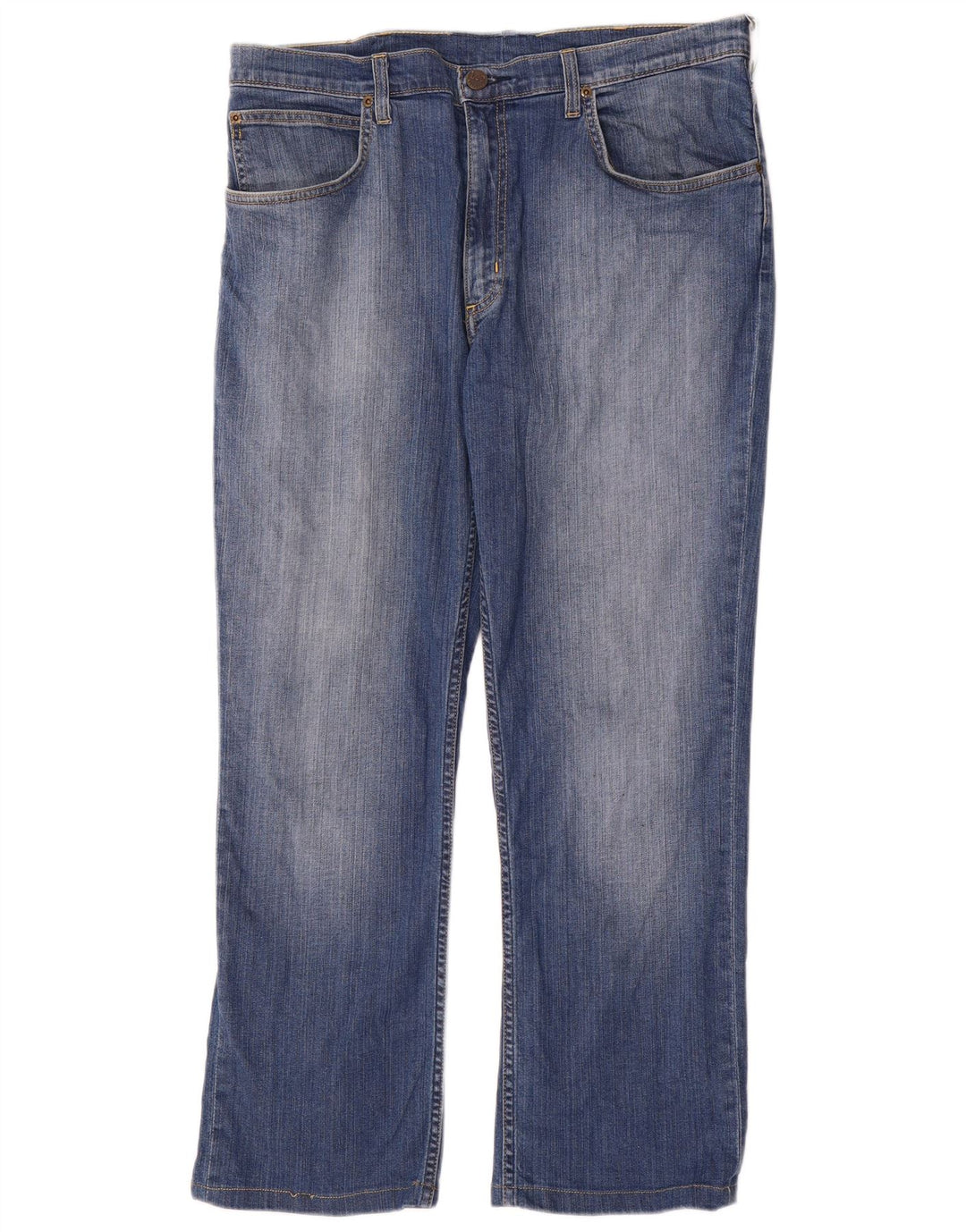 Lee Jean Droit Brooklyn Homme W38 L29 Bleu Coton
