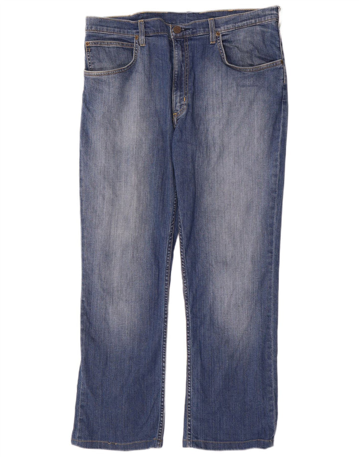 Lee Jean Droit Brooklyn Homme W38 L29 Bleu Coton