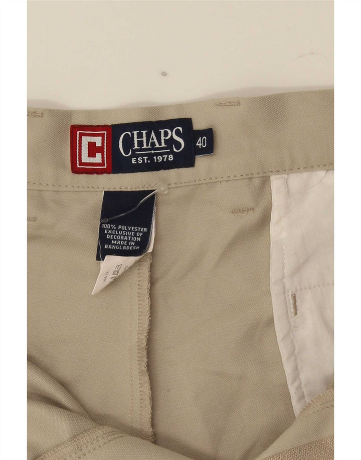Chaps Short Chino Homme W40 XL Beige Polyester