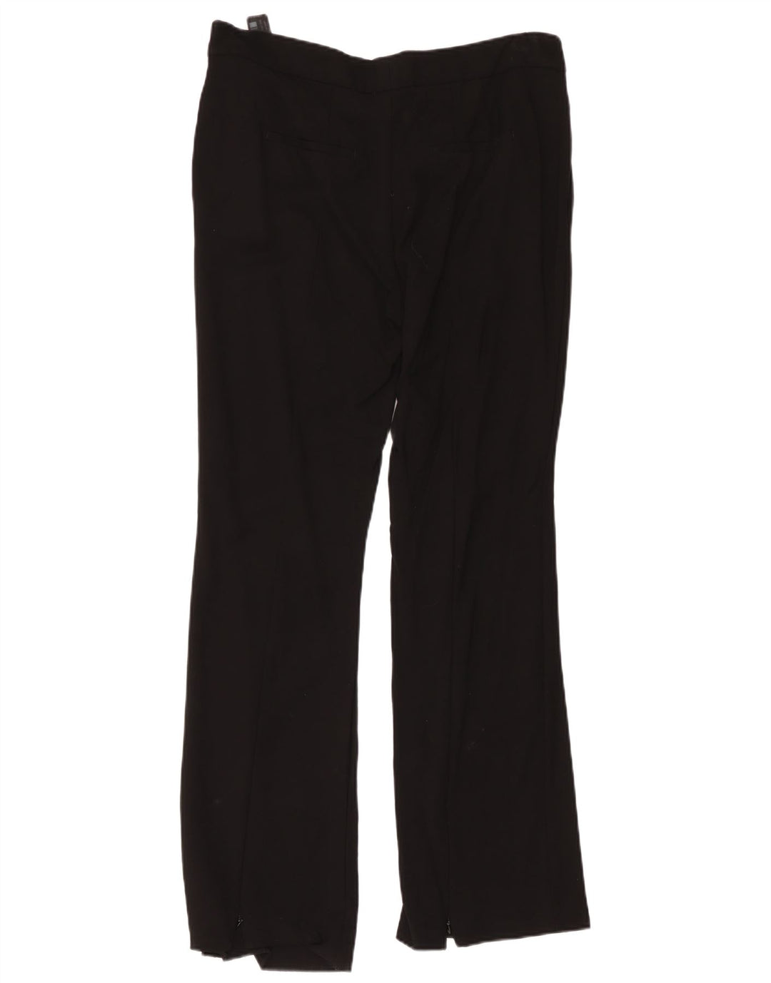 Massimo Dutti Pantalon Bootcut Femme W34 L32 Noir Viscose
