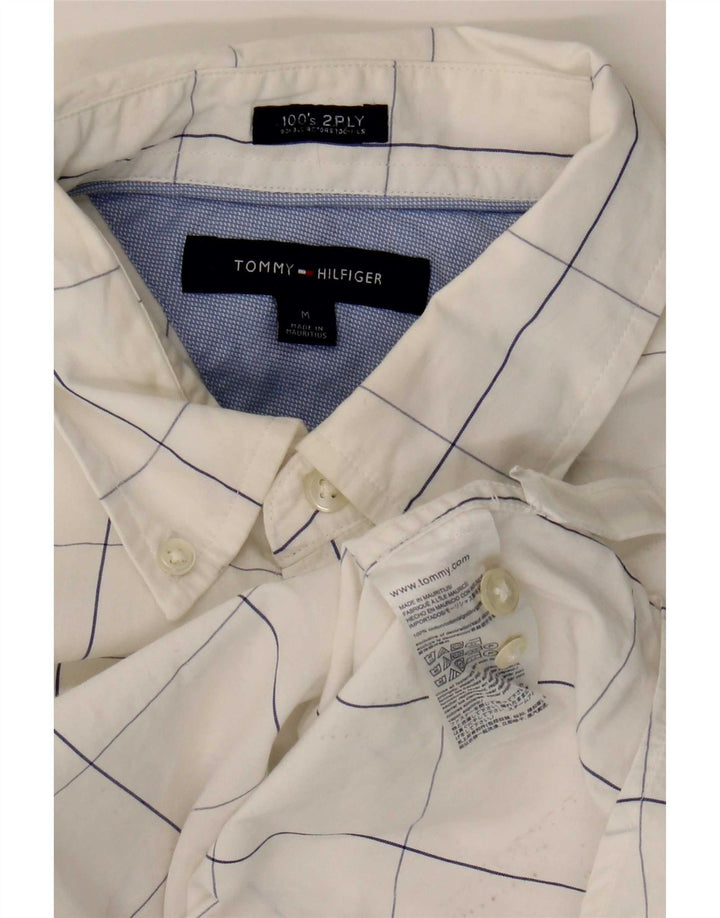 Tommy Hilfiger Chemise Homme Medium White Check Coton