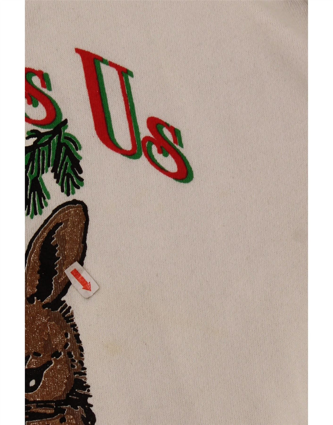 TULTEX Sweat-shirt graphique pour femme UK 16 Grand coton blanc