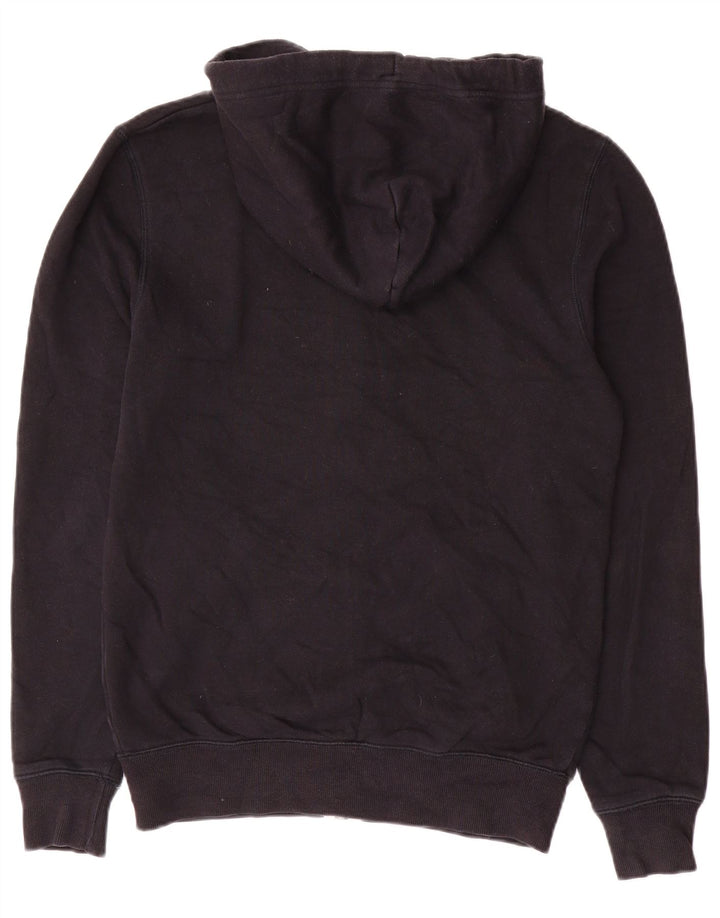 Jack Wills Pull à capuche zippé pour homme Petit coton noir