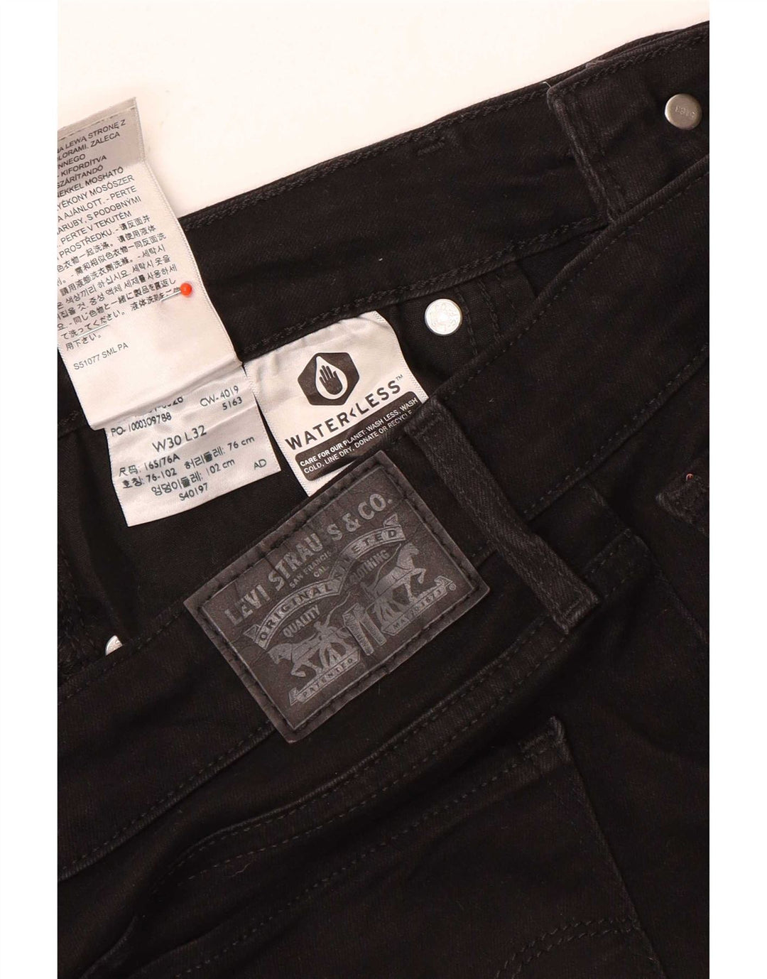 Levi's Jean Slim 712 Femme W30 L32 Coton Noir