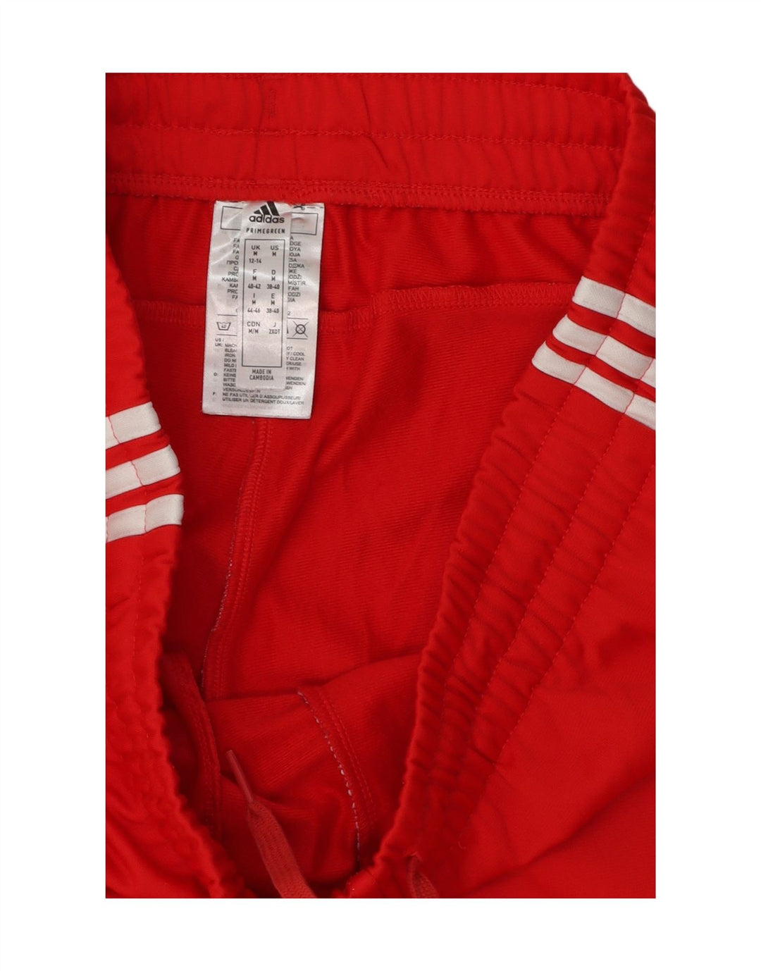 Adidas Pantalon de survêtement pour femme UK 12/14 Rouge moyen Polyester