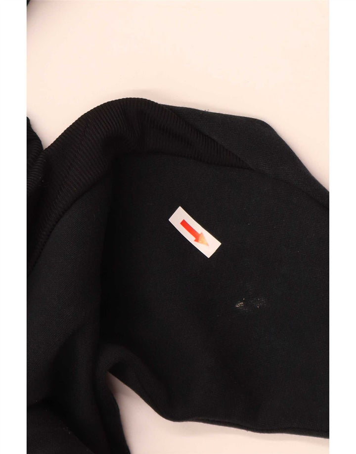 Puma Pull à capuche zippé pour homme Grand coton noir
