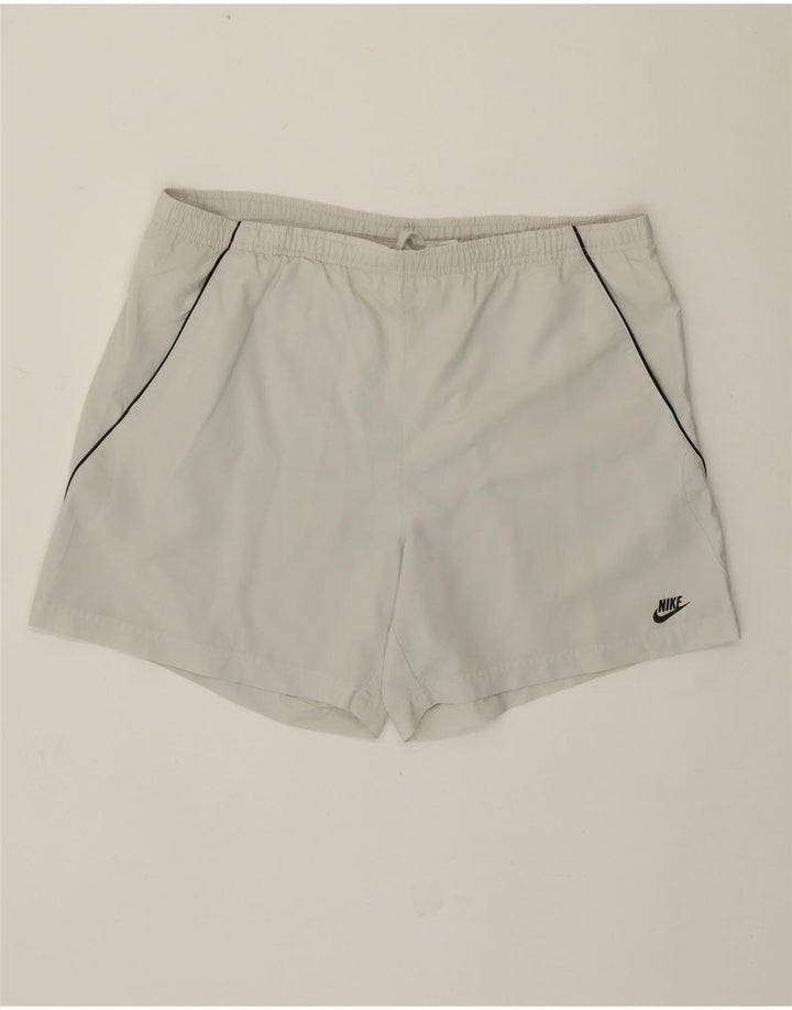 Nike Short de sport pour homme XL Blanc cassé Polyester
