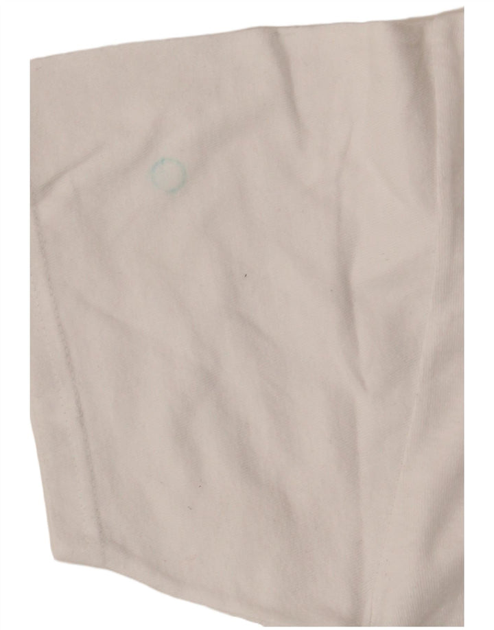 Hard Rock Femmes Miami Graphic T-Shirt Top UK 14 Moyen Blanc Coton