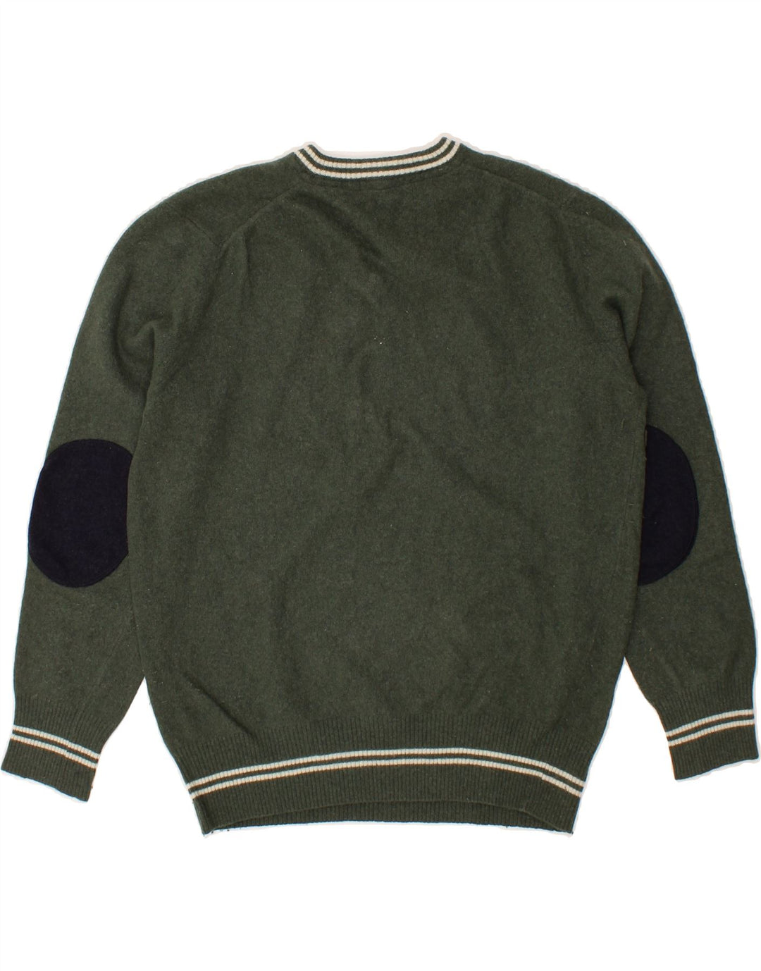 NORTH SAILS Womens V-Neck Jumper Sweater UK 16 Large Green Wool Vintage North Sails and Second-Hand North Sails from Messina Hembry 