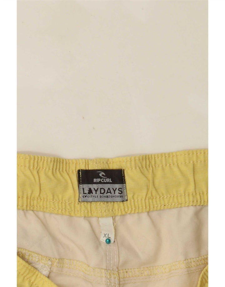 Rip Curl Short de Bain Homme XL Jaune Colourblock
