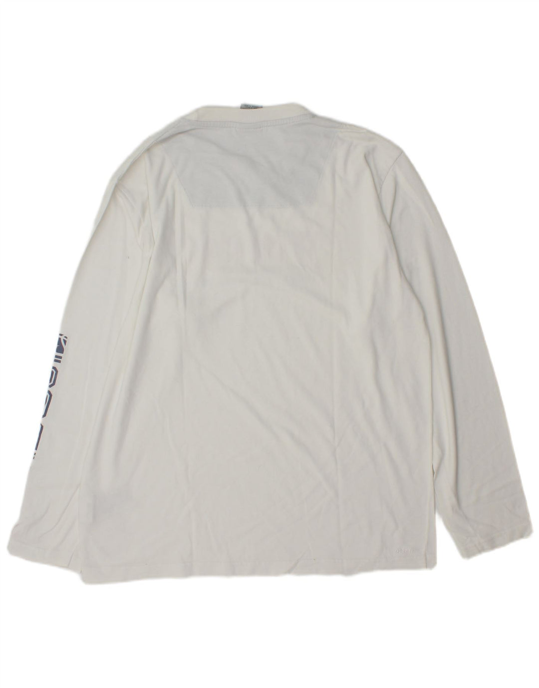 Nike Haut graphique à manches longues pour homme UK 39/41 Coton blanc moyen