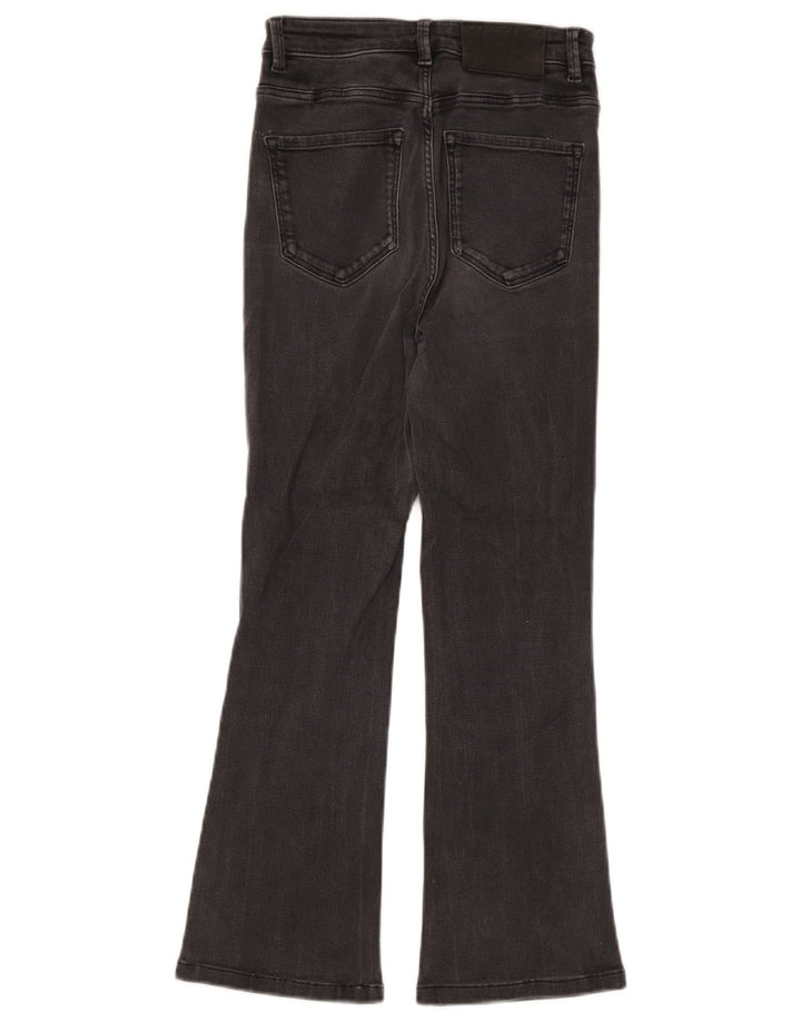 Massimo Dutti Womens Flared Jeans EU 34 2XS W24 L24 Grey Cotton