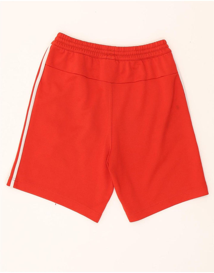 ADIDAS Short de sport graphique pour hommes, petit, rouge, polyester