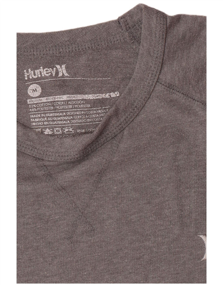 HURLEY Sweat-Shirt Homme Gris Moyen Coton