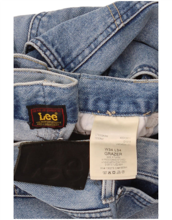 Lee Jean Fuselé W34 L27 Homme Bleu Coton