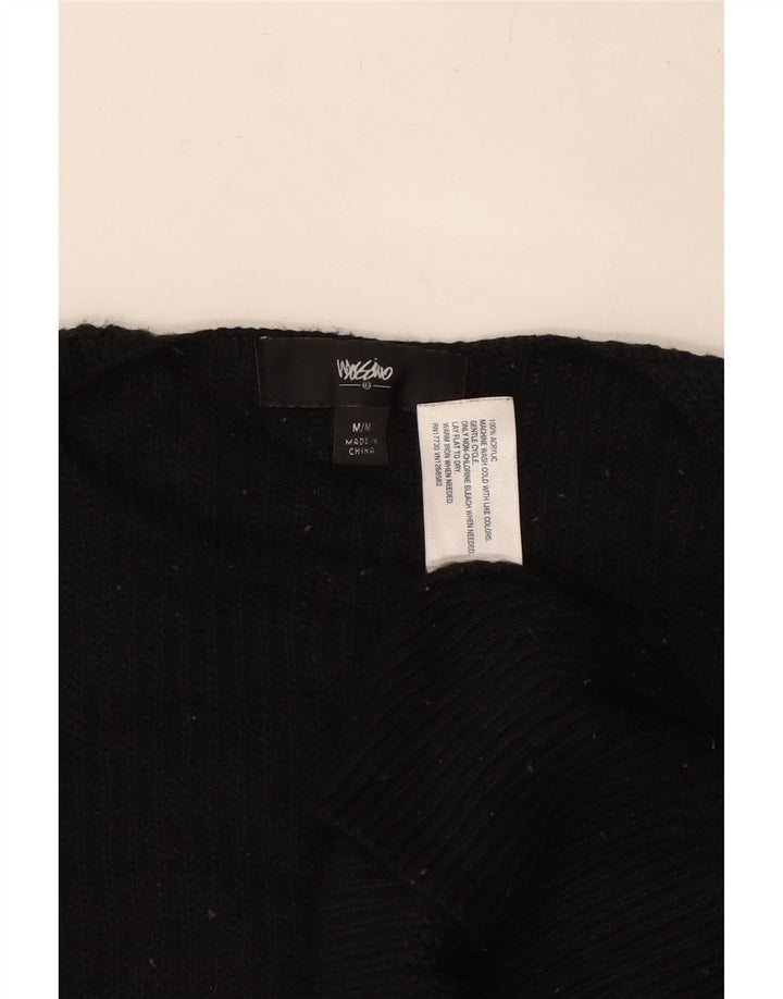 MOSSIMO Pull cardigan ouvert surdimensionné pour femme UK 14 Acrylique noir moyen