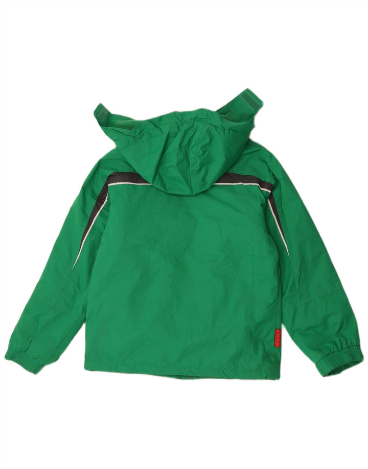 Mountain Warehouse Veste coupe-vent pour garçon 11-12 ans Vert colour block